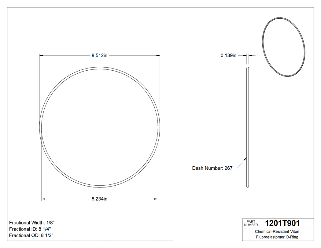 Technical drawing - 1201T901